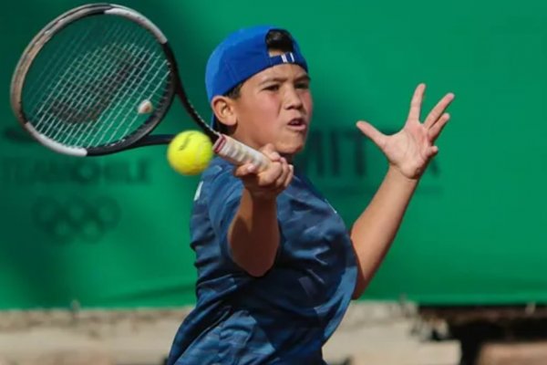 Mateo Pallero, el mejor tenista argentino Sub 12 que rifa un celular para competir en Estados Unidos