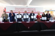 Formalizan convenio para regular cableado aéreo
