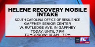 SCOR hosts Helene recovery mobile intake event