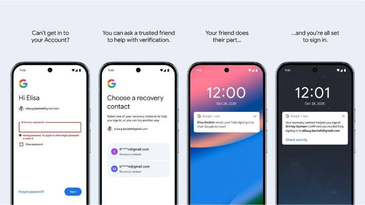 Google Security Feature Now Lets You Phone a Friend to Recover Your Account