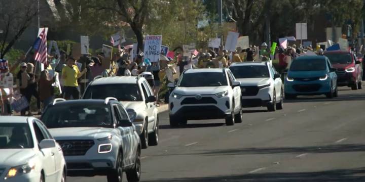 Thousands join “No Kings” protests throughout Southern Arizona