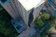VIDEO: rascacielos con múltiples apartamentos se derrumbó parcialmente en Nueva York