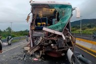 Choque de autobús deja 16 heridos en la México