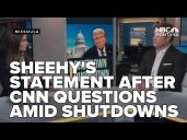 Sheehy issues statement after CNN questions energy fund cut amid shutdown