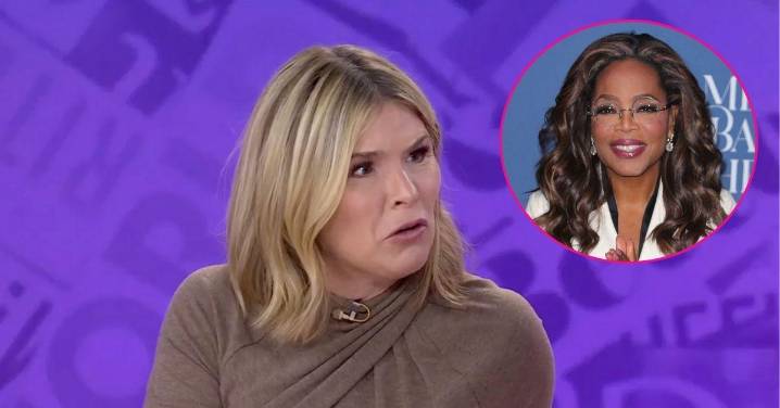 Jenna Bush Hager Fawned Over How Good Oprah Winfrey Smelled During Their First Meeting: 'You Can't Believe You're Hugging'