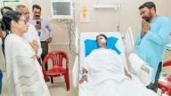 West Bengal: Mamata Banerjee visits injured BJP MP in Siliguri