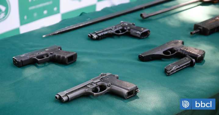 Chile se acerca a nuevo récord de armas inscritas extraviadas: más de 7 mil a septiembre de 2025