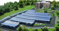 Work starts on £2.4 million solar carport at Scottish Water’s head office