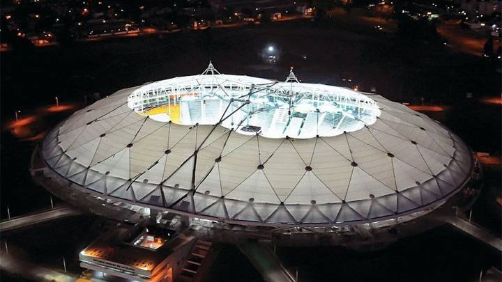 Chiqui Tapia le cambió el nombre al estadio Único de La Plata