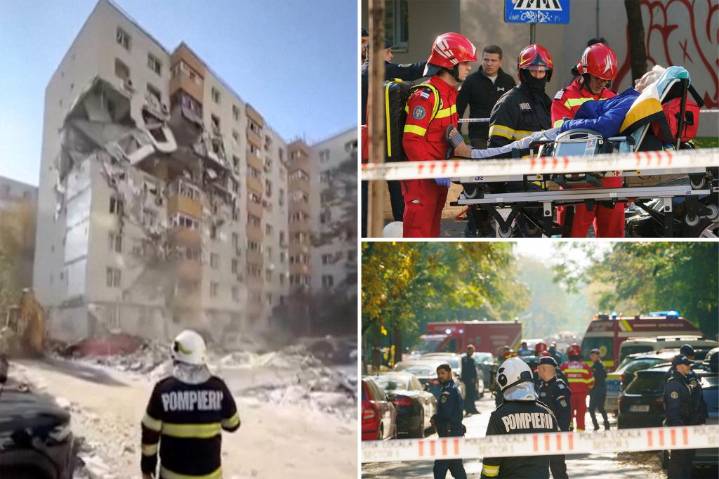 Romania apartment explosion kills 2 injures 13 in Bucharest powerful blast