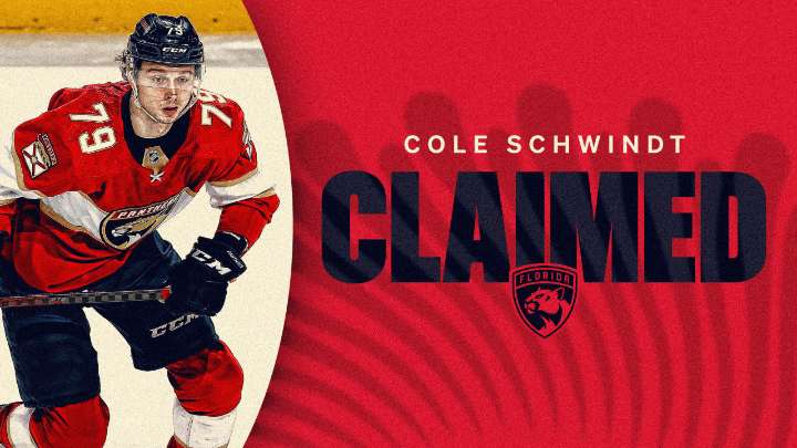 Florida Panthers Claim Forward Cole Schwindt Off Waivers