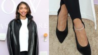 Lori Harvey Revives the Stirrup Leggings and Pumps Combo in LA