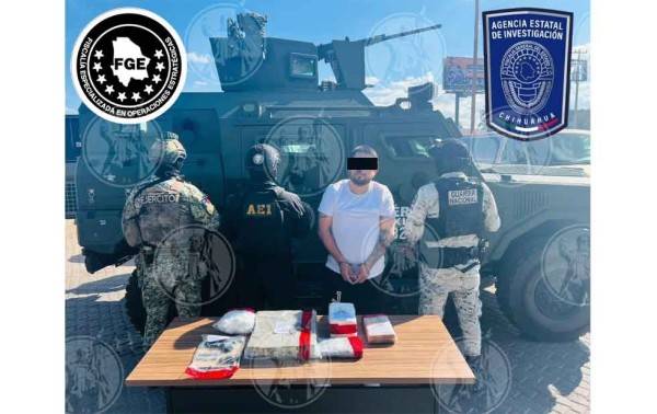 Este es 'El Perris', jefe de la Empresa detenido con coca y 100 md