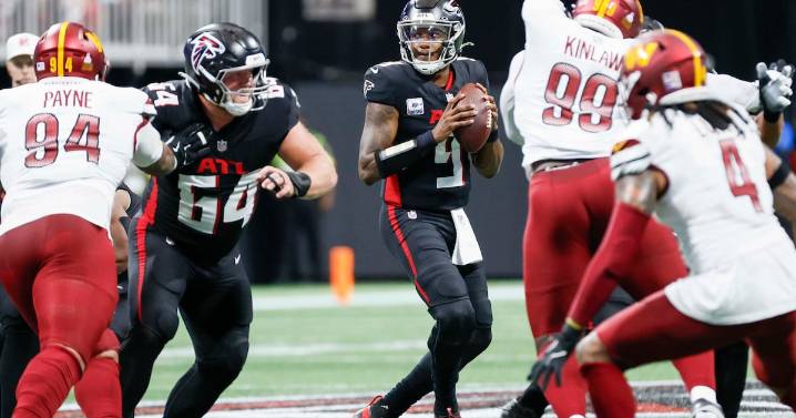 Falcons’ Michael Penix Jr. talks about the Bills