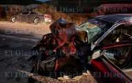 Choque deja un lesionado y cuantiosos daños materiales
