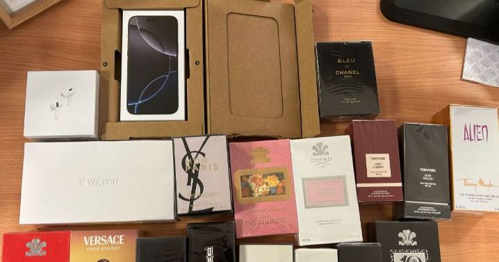 Stash of items seized from 'too good to be true sellers' at M6 Corley Services
