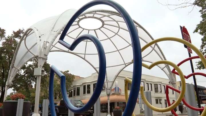 Columbus residents raise $50K to save artistic arch over downtown