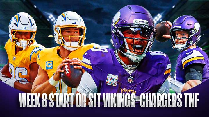 Vikings Chargers Fantasy Football Week 8 Start ‘Em, Sit ‘Em