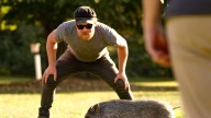Volunteers captured loose pig at Holliday Park. He's safe at sanctuary