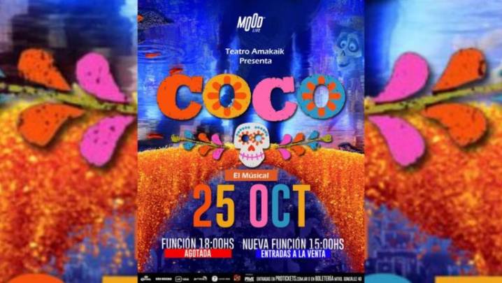 Se viene una propuesta para los más pequeños a Mood Live: Coco, el musical