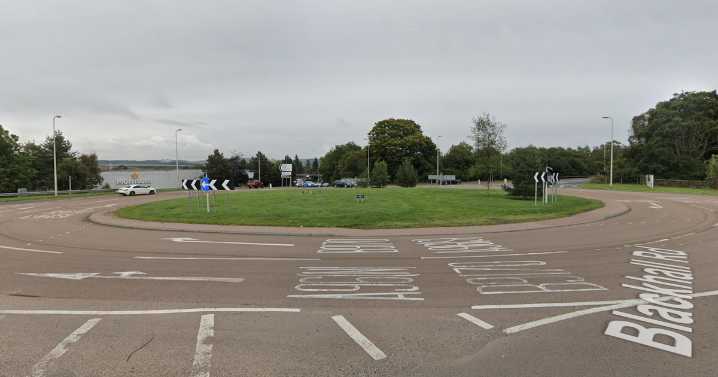 Motorbike rider suffers serious injuries after A96 crash on busy Inverurie roundabout