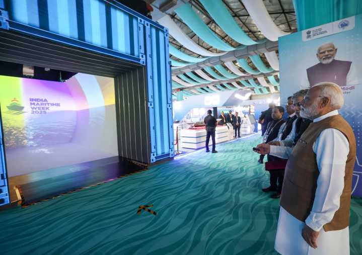 PM shares glimpses of his address at the Maritime Leaders Conclave in Mumbai