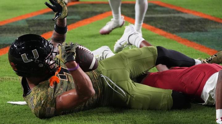 Mark Fletcher Jr. has career-best 3 TDs, No. 9 Miami rolls past Stanford 42