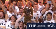Reynolds' heartwarming gesture before premiership celebration