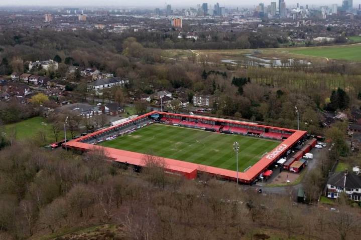 Three arrested after England flag pitch invasion at Salford in alleged protest against Gary Neville