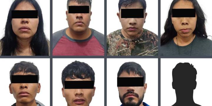 Caen ocho presuntos integrantes del CJNG en Edomex; entre ellos, una exfuncionaria del DIF Malinalco