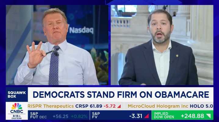 ‘We’re Finished!’ Joe Kernen Shuts Down Fiery Interview With Senate Dem