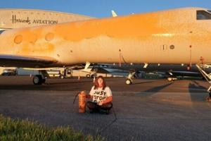 UK activists who tried to paint Taylor Swift jet spared jail