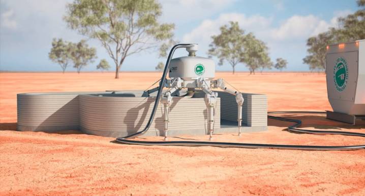 Charlotte, el robot con forma de araña que puede construir una casa en un día