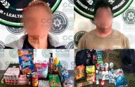 Sorprenden a dos farderos en una Bodega Aurrerá