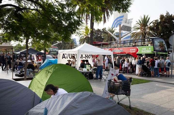 La guerra de Gaza despierta la protesta ciudadana en Barcelona tras el letargo del ‘postprocés’