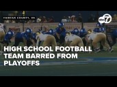 Northern Va. high school football team banned from this year's playoffs amid recruiting violation