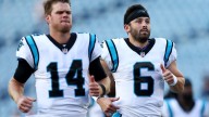 Baker Mayfield shrugs at Panthers past, won't reminisce with Sam Darnold