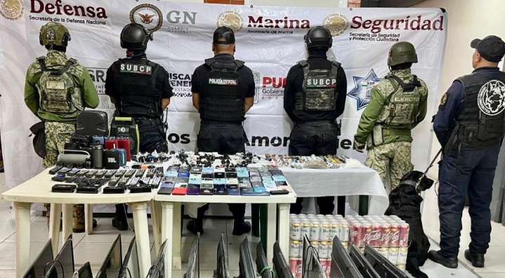 Operativo sorpresa en penal de Tepexi: hallan drogas, celulares y objetos prohibidos
