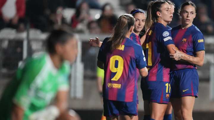 El Barcelona se mantiene firme al frente de la Champions femenina con otra goleada a la Roma