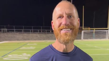 Hudson girls soccer coach Josh Huettich