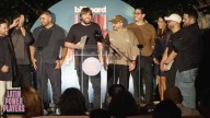 Noah Assad from Rimas Accepts Hot Latin Songs Label of the Year Award