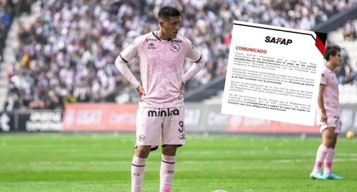 SAFAP alzó la voz: el fuerte comunicado que complica a Sport Boys por deuda pendiente