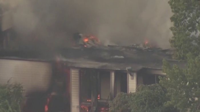 Abandoned Houston Apartment Complex Catches Fire—Hours After Demolition Plans Announced