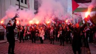 Protests in Oslo ahead of Norway v Israel World Cup qualifier