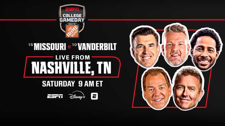 ESPN’s  College GameDay Built by The Home Depot  Returns to Vanderbilt for Top 15 SEC Clash Against Missouri