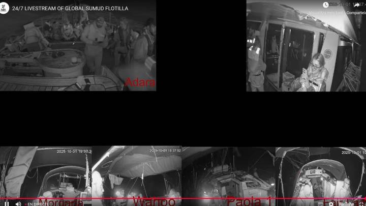Llanxes militars israelianes bloquegen la Flotilla de Gaza