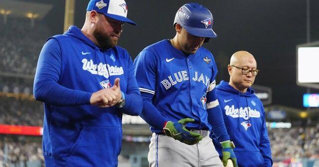 Jays slugger Springer considered 'hour to hour,' 'day to day' after Game 3 injury