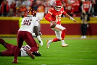 Mahomes, Hunt lead Chiefs to dominant 28-7 win over Commanders, their 9th straight in the series