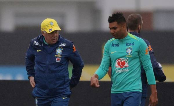 Casemiro asume el liderazgo como capitán de Brasil a las órdenes de Ancelotti