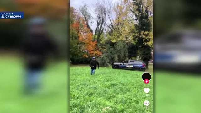 'Running for his life': Man says suspended Baltimore police officer hit him with patrol car